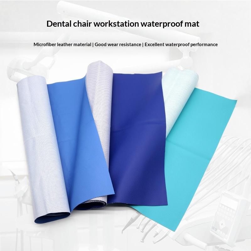 1 Stück verschleißfest, rutschfest, Leder, Labortools, 40*80cm, Zahnarztstuhl-Tisch, wasserdichte Matte, Schutzstoff