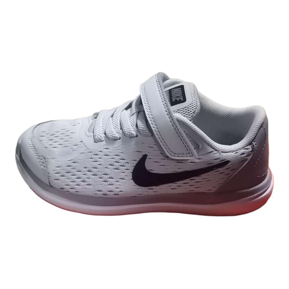 

Nike Flex 2017 RN Мягкие Удобные Нескользящие Прочные Низкие Повседневные Кроссовки Детские кроссовки Серый 904253-001 28