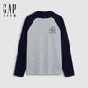 Gap Boys' Casual Colorblock Graphic Long-Sleeve T-Shirt