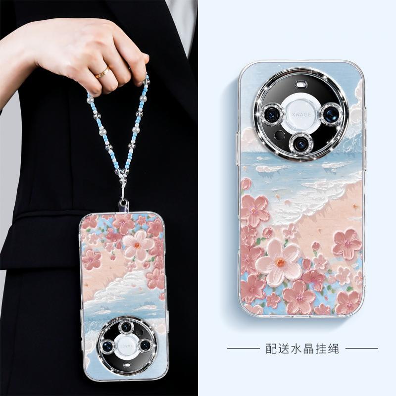 Applicable to Huawei mate70pro mobile phone case new mate50pro + case advanced sense mate60pro magnetic attraction