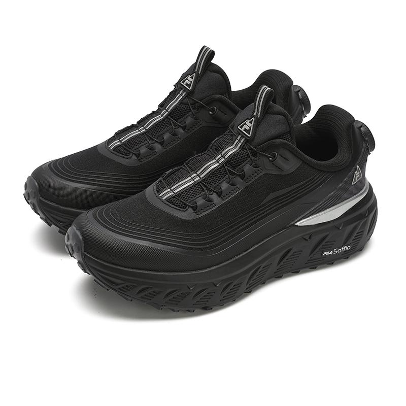 FILA Boa Explorer Comfortable Versatile Durable Lightweight Low-Top Running Shoes Women sneaker Black A12W511217FAP