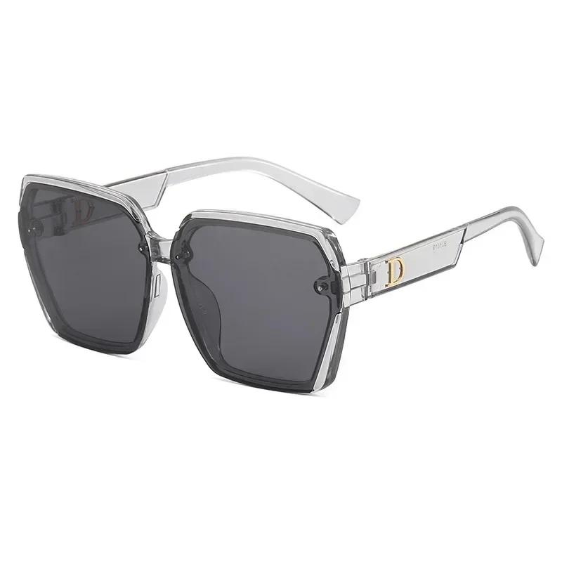 Polygonal Letter D Sunglasses Luxury Brand Design For Men Women Fashion Vintage Sun Glasses Driving Travel Eyewear