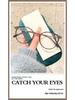 Danyang B0101SK Ultralight Round Retro TR90 Women's Myopia Glasses Frame in Tea Color