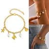 Stylish Ocean Themed Bracelet Pendant Bracelet Everyday Wear Bracelet Stainless Steel Texture for Daily and Party Wear