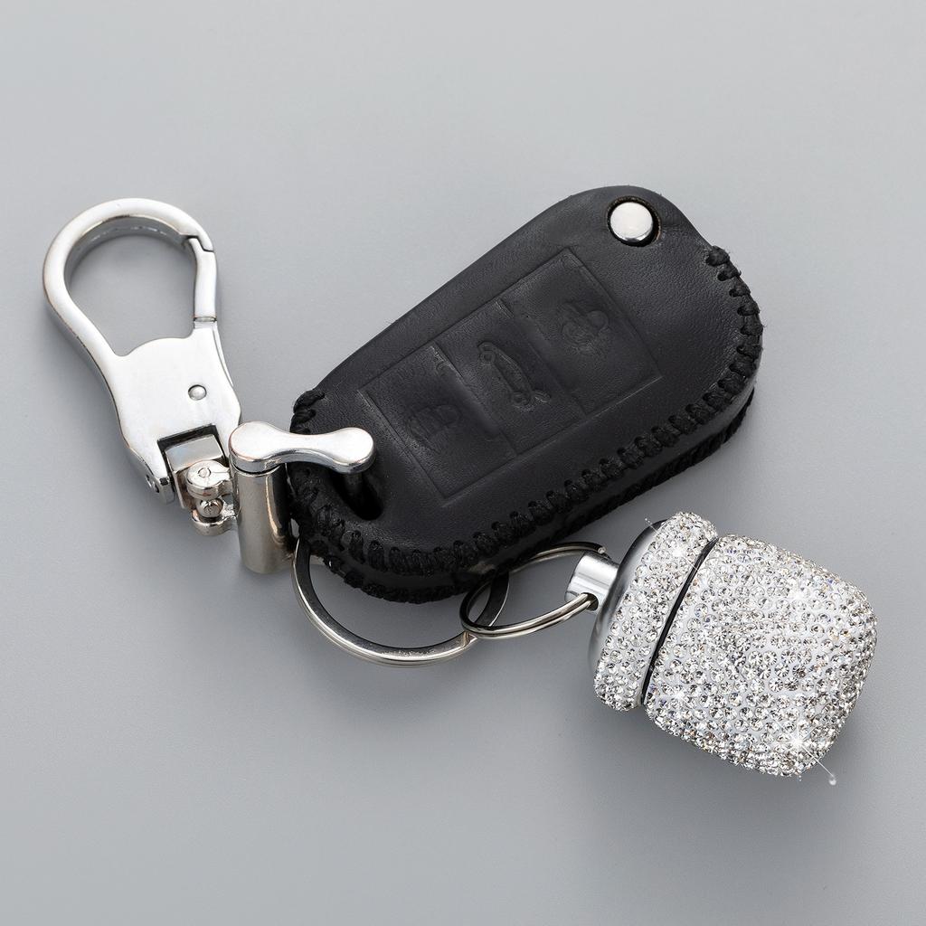 Portable Diamond Pills Case Keychain Waterproof Pills Container Small Box Pendant for Travel and Outdoor Activities
