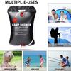 Portable Solar Shower Bag Camping Outdoor Travel PVC Water Heater With Head