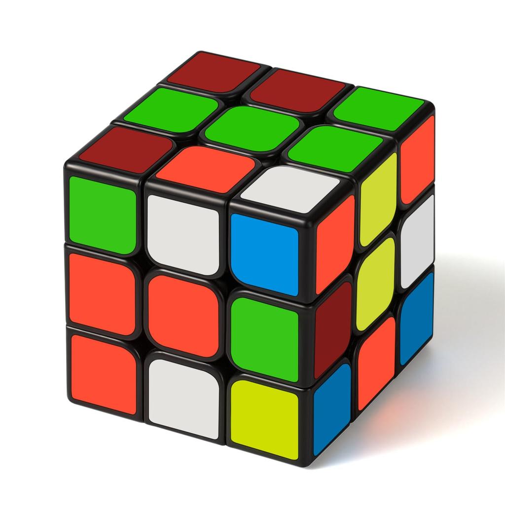 Magic a 3D Puzzle with a and Stable A Great Educational Toy for Brain and a Perfect Gift for Ages 7 and Cube, Competition-grade Smooth, Light-turning,