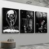 1pc Simple Skull Love Married In Love Poster Stickers Art Wall Murals Decor Game Room Decor Gifts Kawaii HD Painting Cat Cars