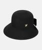 Hwaiteusaenjeu Branch Ribbon Cloche Hat Amy (3 Colors)