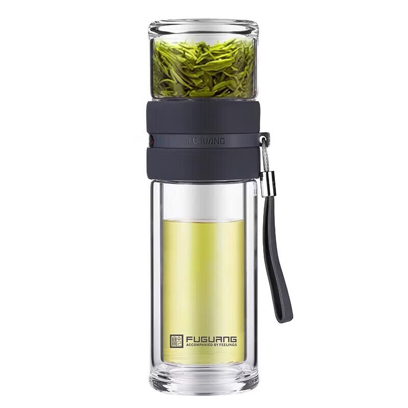 FUGUANG Double-Layer Borosilicate Glass Tea Cup