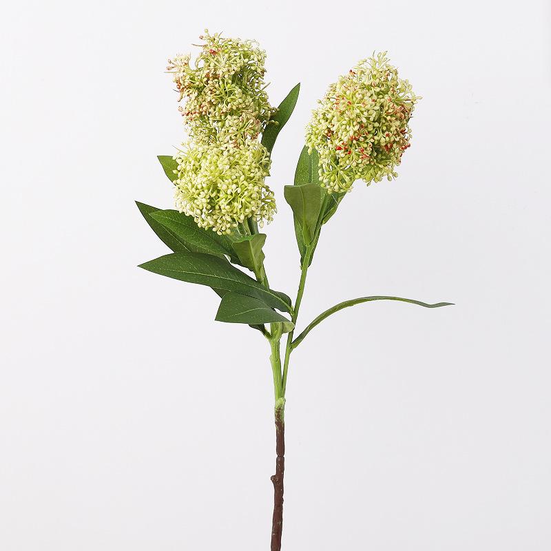 

Single wooden hydrangea fake flower interior decoration ornament floral arrangement, wedding simulation snowball flower