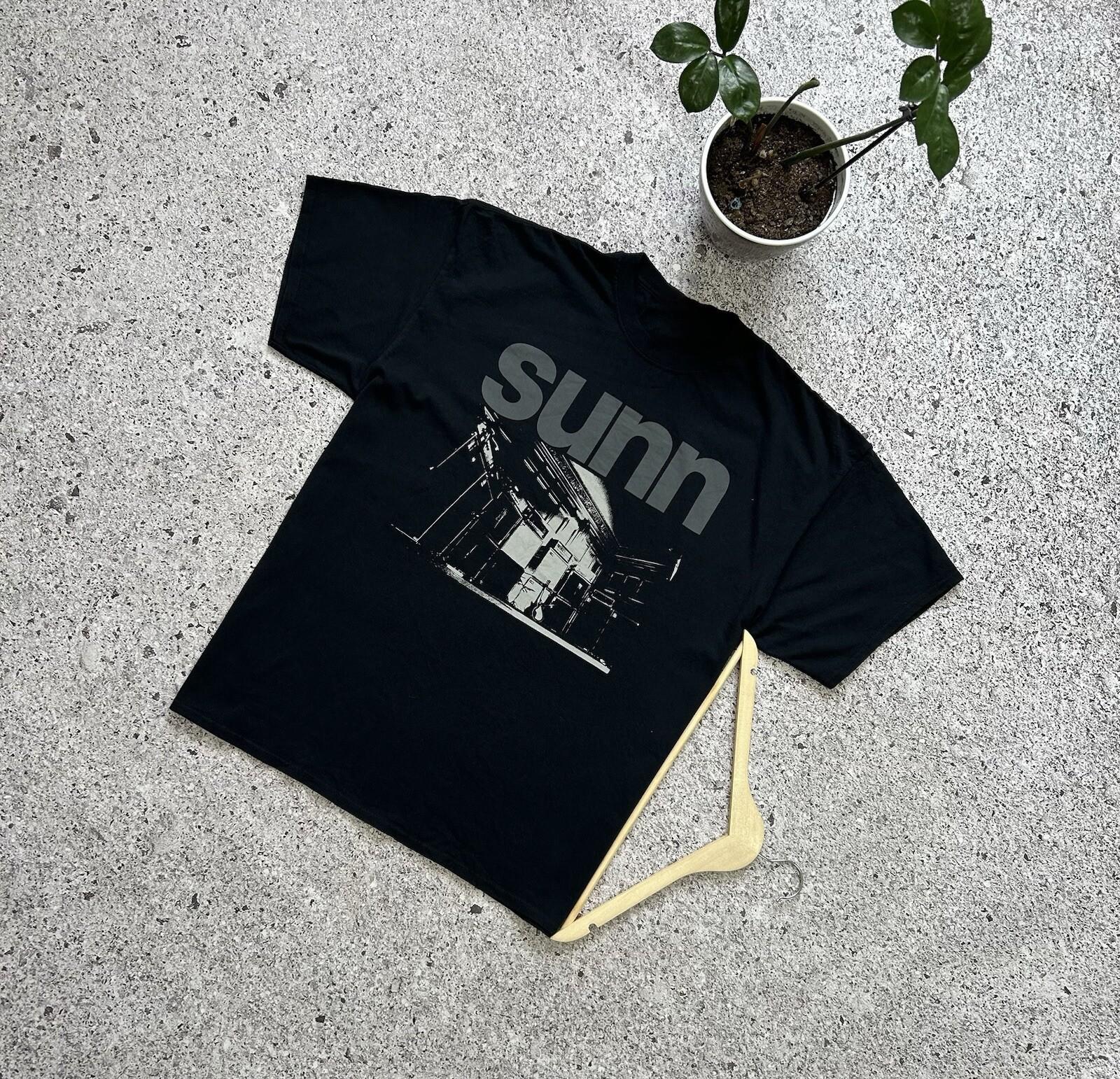 VTG Sunn O))) Black Metal Band T-shirt Size All S to 5XL 2F1038 S