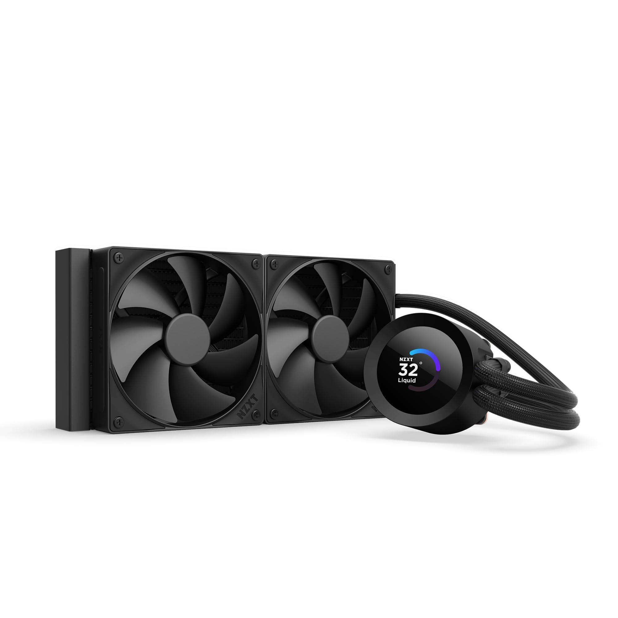 

NZXT Kraken Plus 240 v2 Black Simple CPU Cooler Black FN2482 Water-Cooled RL-KN240-B2 чорний