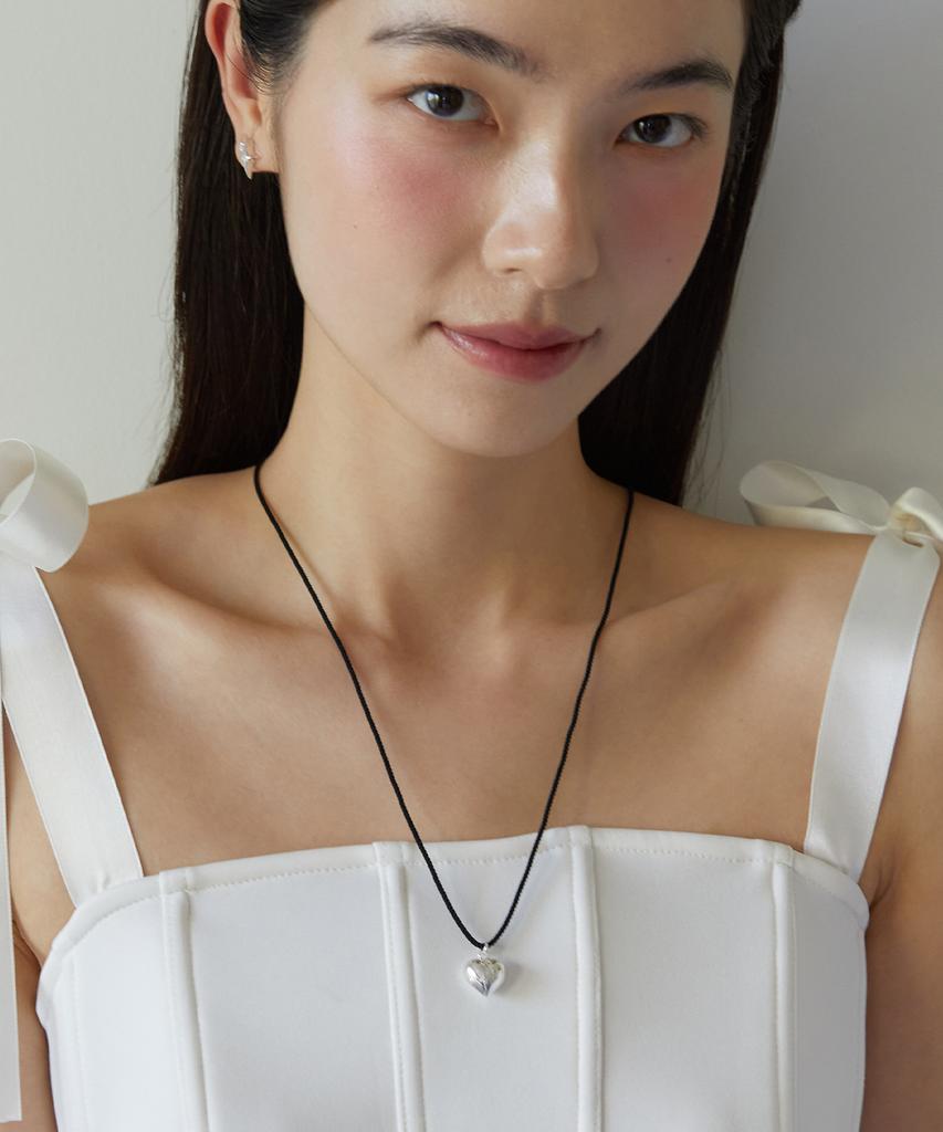 Tatiana (Silver 925) Mild Heart String Necklace Nz2115