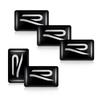 10/20Pcs 3D Fashion Volkswagen New R Car Interior Epoxy Body Sticker Auto Valve Cap for VW Golf 4 5 B8 Bora MK7 Beetle GTI Jetta