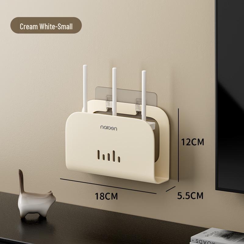 WiFi Router & Cable Management Wall-Mounted Storage Shelf