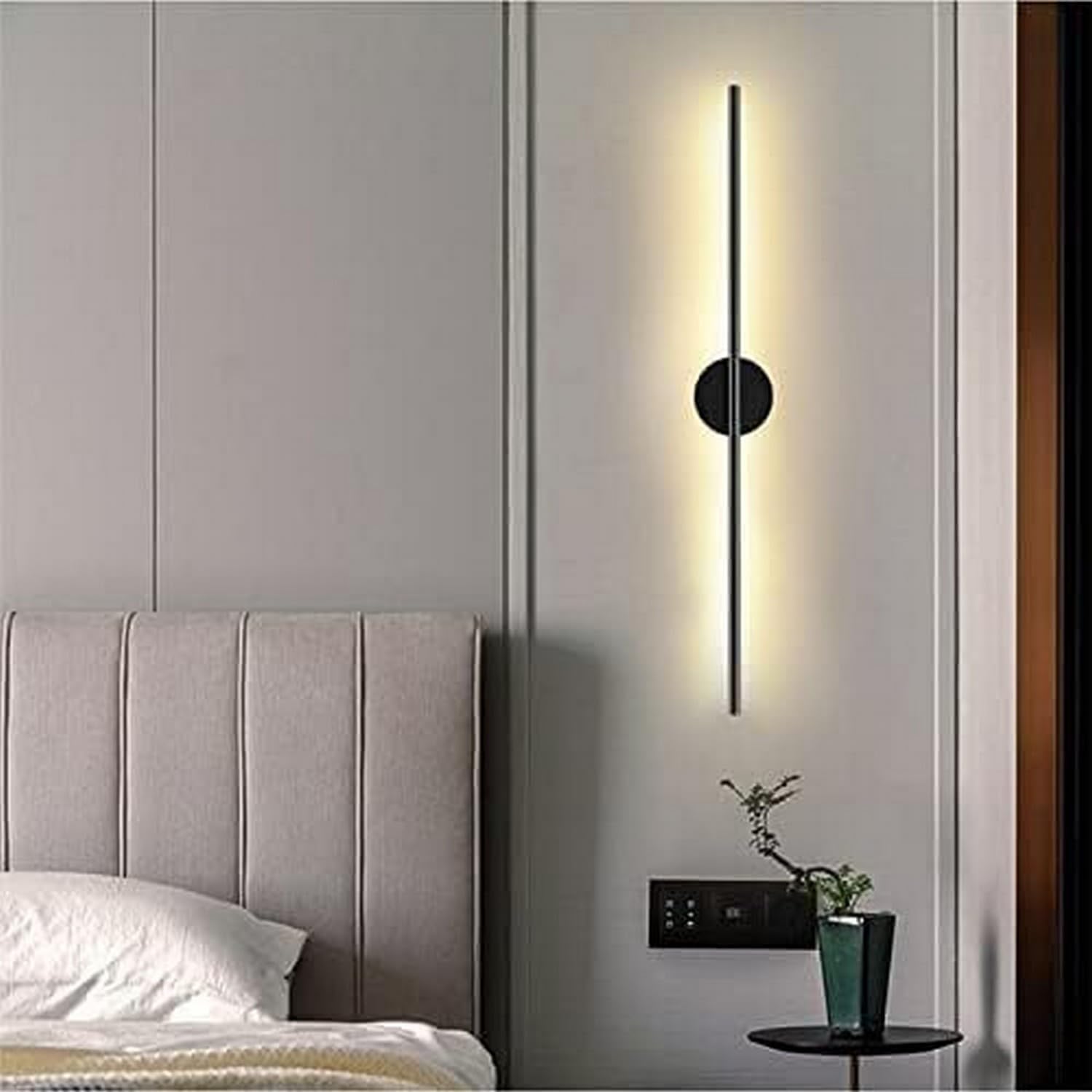 

Wall Light Long Strip LED Wall Lamp, Modern Nordic Style Linear Wall Light Aluminum Wall Sconce for Stairs, Bedroom, Living Room