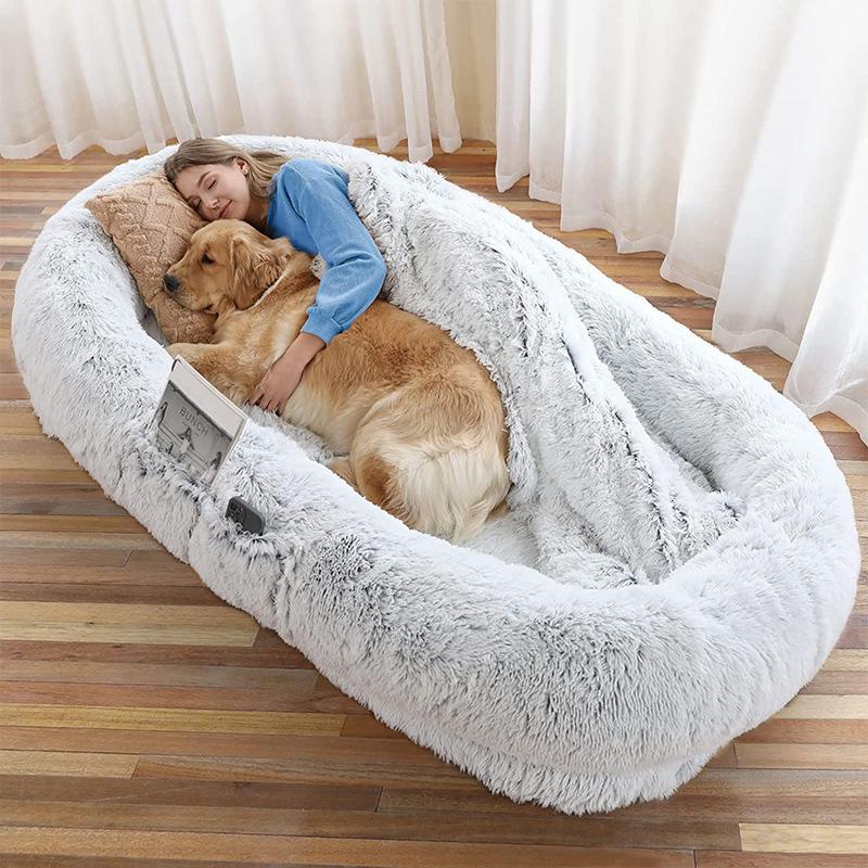 Washable Giant Pet Bed: Sponge Lazy Sofa Mattress for Dogs