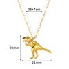Dinosaur Pendant Necklace For Women men New Fashion Creative Cute Choker Clavicle Chain Personalized Gold color Jewelry Gifts