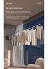 Indoor No-Drill Retractable Clothesline - Windproof Tightening Steel Wire for Bathroom and Balcony