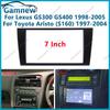 7 Inch 2DIN Car Fascia Radio Panel For Lexus GS300 GS400 1998-2005 Toyota Aristo (S160) 1997  Frame Kit Install Facia Face Plate
