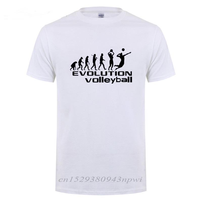 Evolution Sports Playing Volleyball Tshirts for Men HipHop Streetwear T-Shirt Camisetas 2023 Classic Popular Tee Shirt Men
