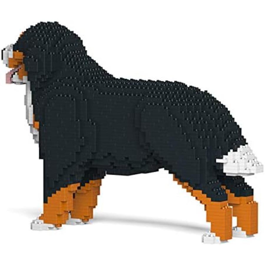 

JEKCA Bernese Mountain Dog 02S Plastic Building Blocks for Dogs Ideal for Ages 14+ Interactive Pet Toy for Mental Stimulation a United States