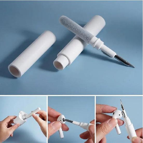3 IN 1 Bluetooth Earphones Brushes Cleaning Tool for Airpods Pro 3 2 1 Earbud Case Cleaner Kit Clean Pen for Xiaomi Airpots 3Pro