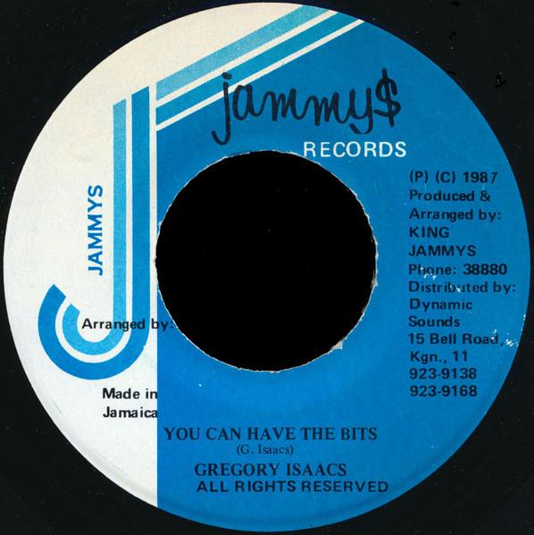

7inch Record GREGORY ISAACS You Can Have The Bits NONE Jammys Records 1987 Jamaica Reggae Ska Dub Used