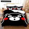 3D Print Kawaii Cartoon Comics Kumamon Bedding Set Double Twin King Duvet Cover Comforter Pillowcase Boys Girls Adults Bedroom