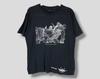 Vintage Y2k CR Evangelion Evangelical of the Beginning T-Shirts Collectible Japanese Robotic Anime Manga Casual Tee Black Medium