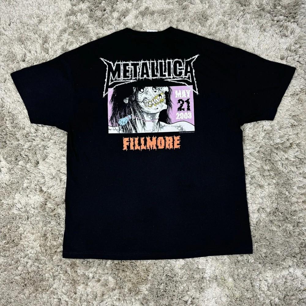 St. Anger 2003 Tour  Reprint Rock Band Black Tee S–4XL Unisex T-Shirt M