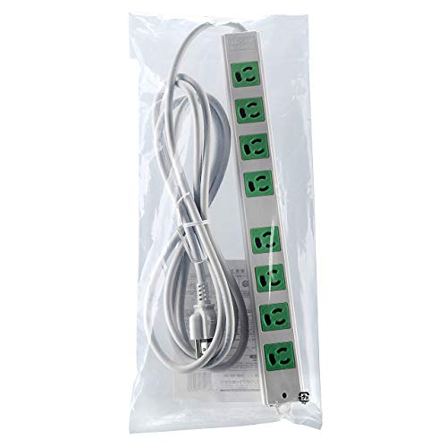 Sanwa Supply Construction Site Tap, 3-Pin, 8 Outlets, 3m, Green, TAP-K8-3G