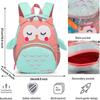 Kids Backpack Kindergarten Schoolbag Waterproof Backpack Cartoon Schoolbag Preschool Unisex Gift, Cute Owl 25-26