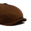 Men Women Beret Spring Autumn Thin Soft Top Vintage Newsboy Cap Casual Octagonal Hat For Unisex Elastic Head Circumference