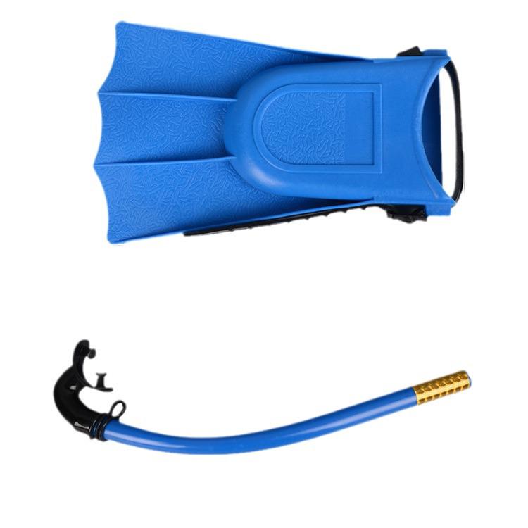 Trockenschnorchel-Set für Kinder: Tauchmaske, Schnorchel, Flossen und Schwimmbrille.