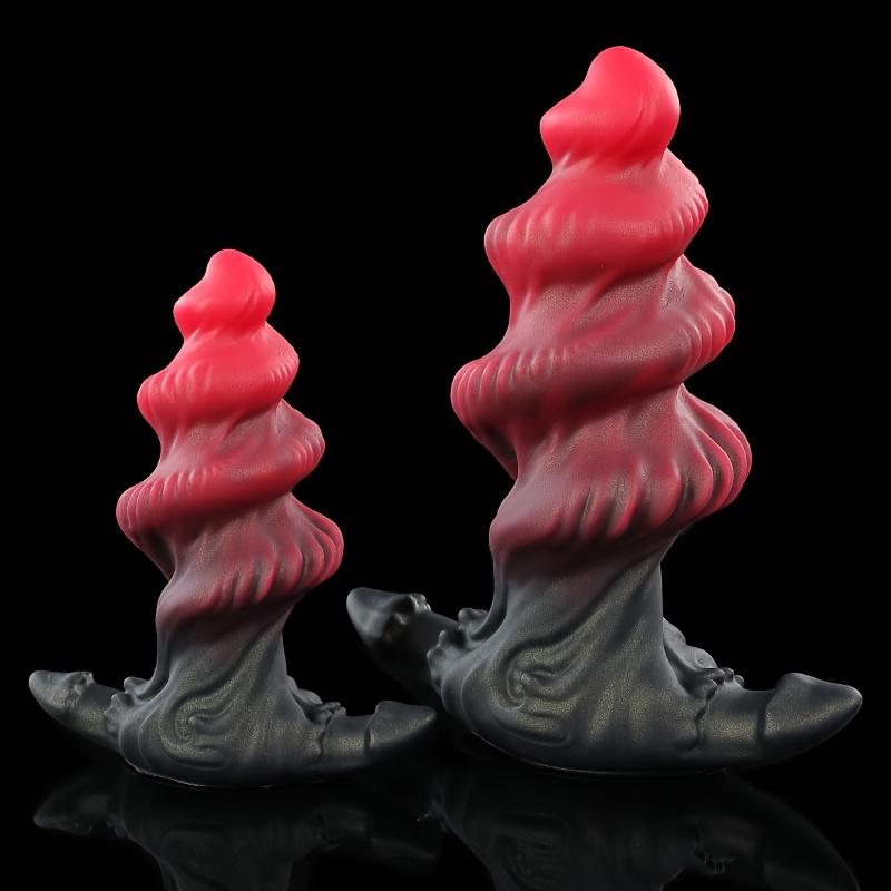 Wearable Silicone Plug, Spiral Texture Design, Soft Liquid Silicone, Flexible Comfortable Fit, Premium Collection, Discreet Packaging