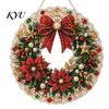 Acrylic Ornaments for Home Christmas Tree Hanging Ornament, Faux Pearl Art DIY Painting Office Party Decorations Suncatcher, 20cm Glowing Holiday