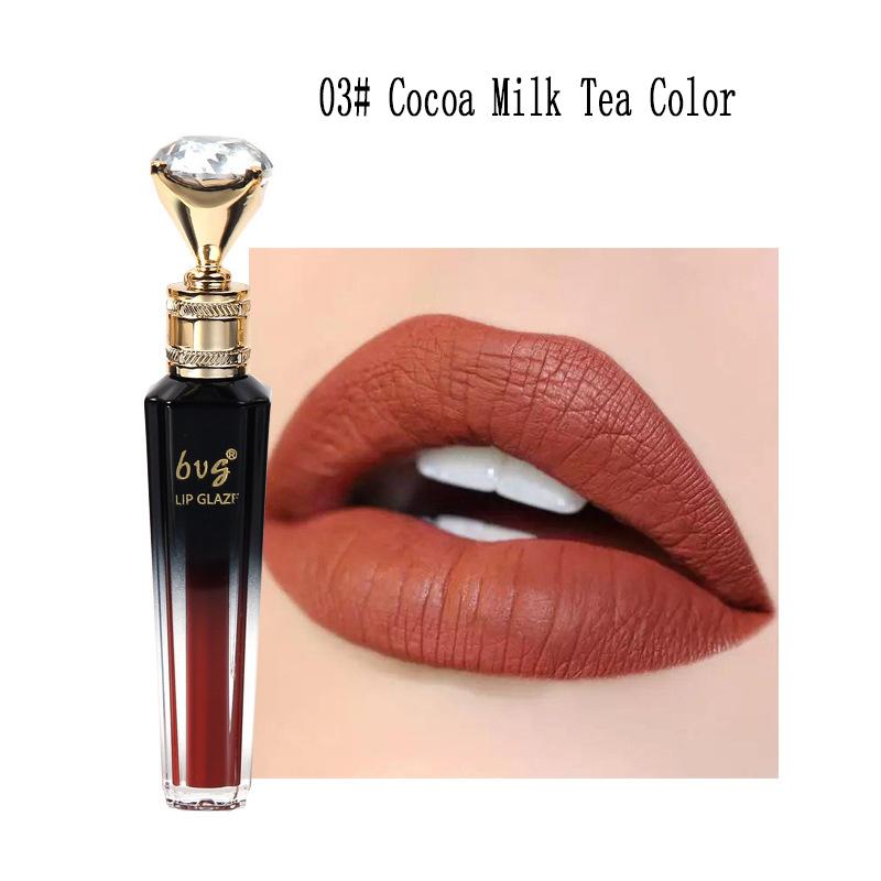 

Набор глазури для губ с бриллиантами Поп-помада с антипригарным покрытием, не выцветающий бархатный туманный цвет 3