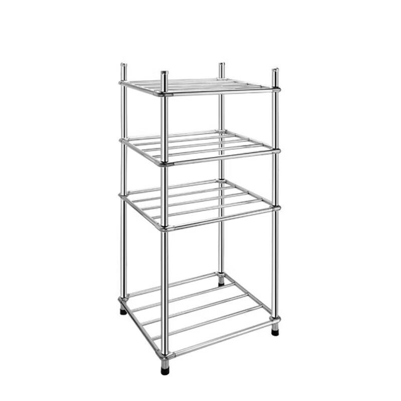 Huihuang 4-Tier Stainless Steel Storage Shelf