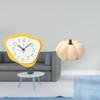 Acrylic Pumpkin Wall Clock Hanging Modern Office Ornament Silent Timepiece Decorative Sofa Cushion