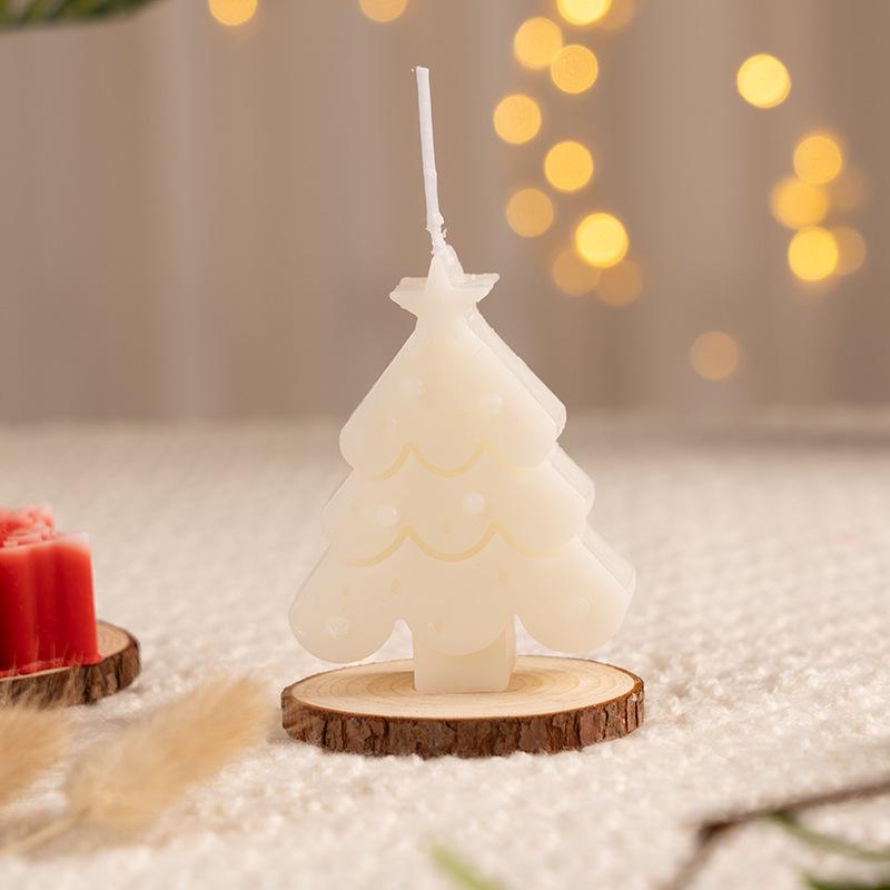 Christmas Tree-Shaped Scented Candle Ornament for Festive Decor