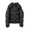 White duck down small down jacket hooded short thickened new loose duck down jacket to keep warm