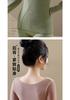 Winter German Velvet Thermal Underwear Women's Set with Thick Velvet and Chest Cushion