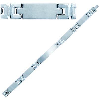[L3829] - Men's Bracelet 'Peaceful' Steel - 21 Cm 8 Mm