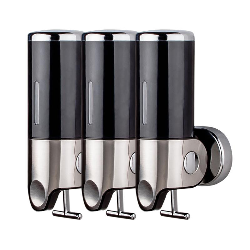 

500 мл дозатор жидкого шампуня и мыла одинарный/двойной/тройной настенный квадратный ручной дозатор жидкого шампуня для душа контейнер