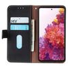 KHAZNEH For Motorola Moto G56 5G Case Genuine Cow Leather Flip Phone Cover