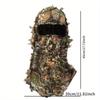 1pc Suit Camouflage Leafy Hat 3D Full Face Mask Headwear Turkey Camo Hunter Hunting Accessories
