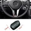 Car Emblem Steering Wheel Sticker Decoration Accessories For Mercedes Benz AMG Brabus Maybach W204 GLC CLA W205 W203 W206 W108 bup2