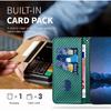 Carbon Fibre Case For Samsung Galaxy A42 A33 A34 A35 A36 A40 A41 A50 A50S A51 A52 A52S A53 A54 A55 A56 5G Wallet Cash Slot Cover